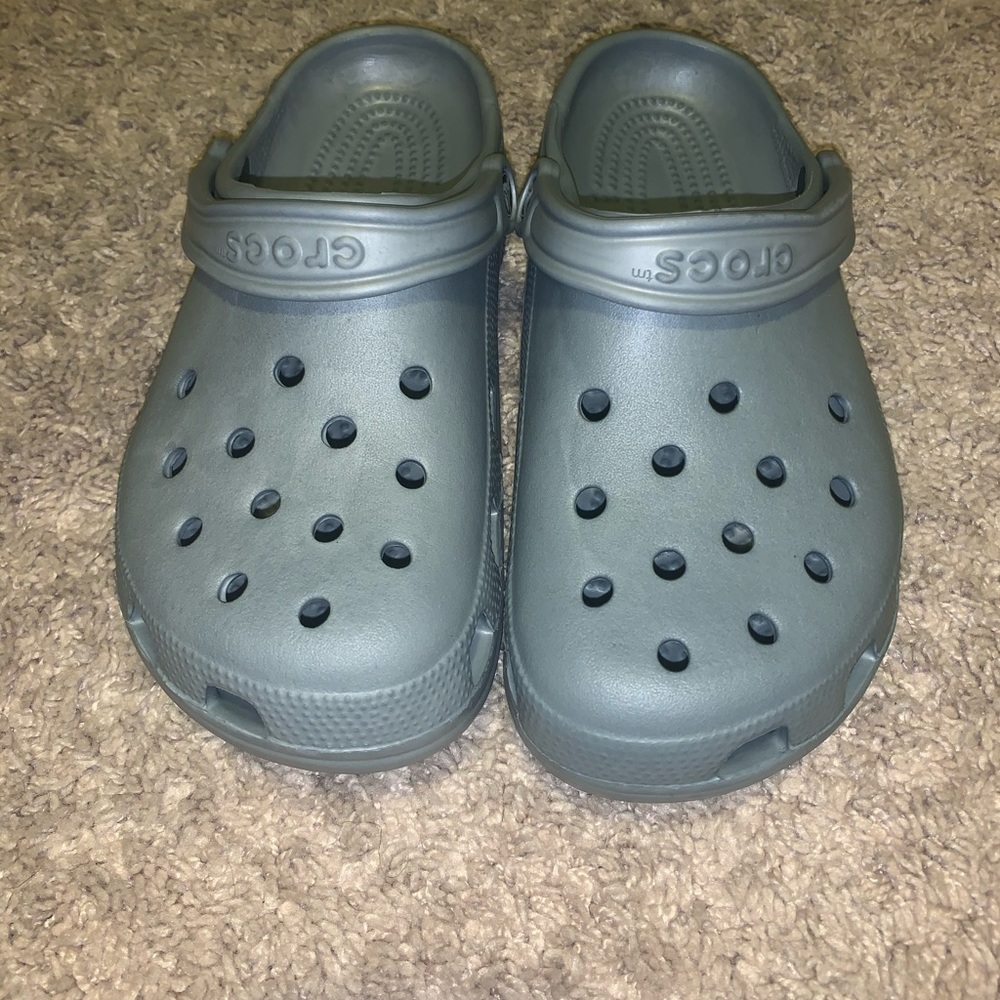 Grey crocs